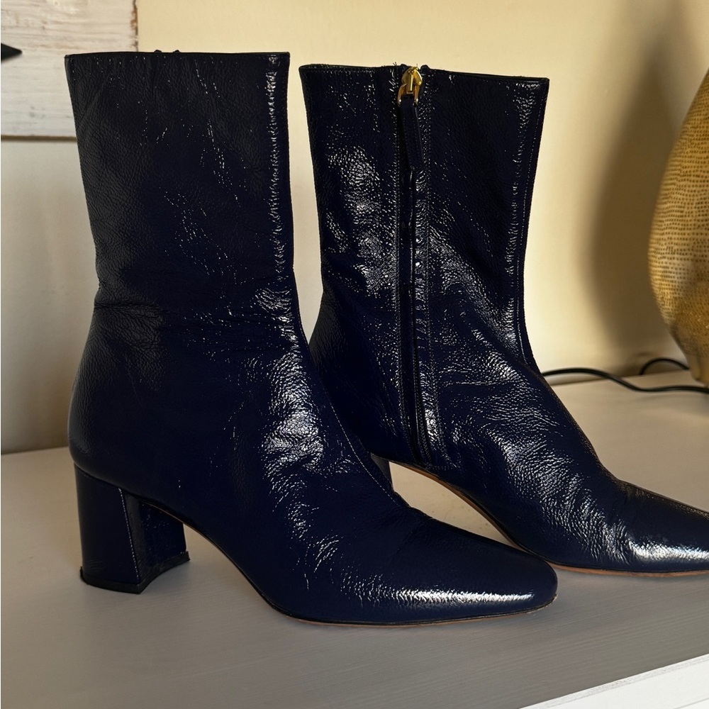 TRADEMARK designer ankle boots.